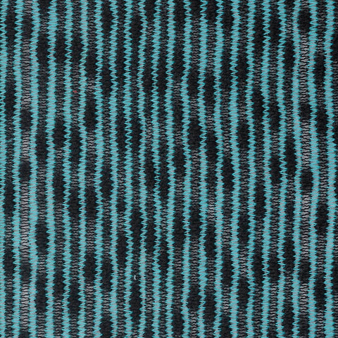 Black Vertical-Stripe Chunky Knit, Polyester