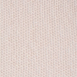 Striped Cotton Polyester Chunky Knit Fabric, 390 gsm, 160 cm — White