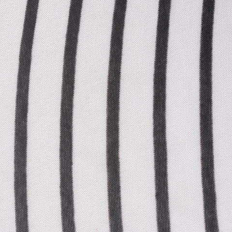 Dark Grey Vertical-Stripe Knit, Polyester, 140 gsm