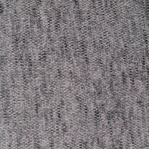 Heather Grey Marl Chunky Knit, Viscose-Poly, 137 gsm