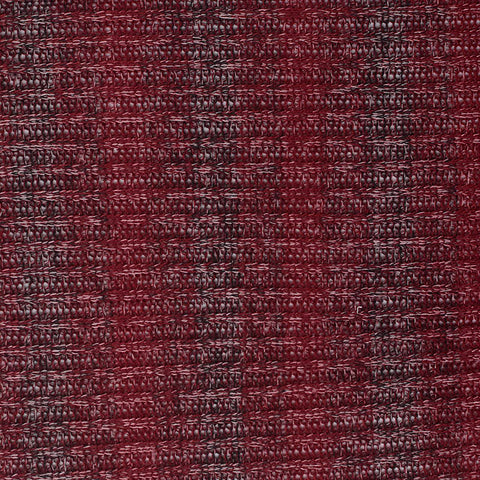 Dark Red Marl Rib Knit, Polyester, 204 gsm