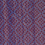 Burgundy Geometric Interlock Knit, Polyester