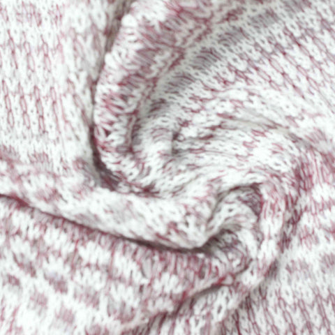 White Marl Jacquard, Polyester, 292 gsm