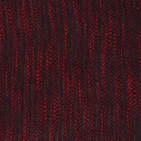 Red Textured-Stripe Chunky Knit, Polyester