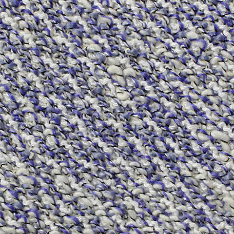Blue Marl Chunky Knit, Cotton-Poly, 444 gsm