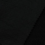 Cotton Polyester Interlock Knit Fabric, 280 gsm, 160 cm — Black