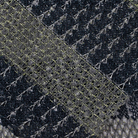 Dark Grey Abstract Jersey Knit, Polyester, 110 gsm