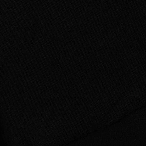 100% Acrylic Jersey Knit Fabric, 196 gsm, 170 cm — Black
