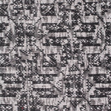 Black Abstract Jacquard