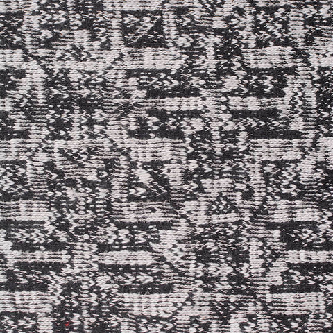 Black Abstract Jacquard, 400 gsm