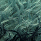 Acrylic Polyester Knit Fabric, 170 cm — Blue — texture