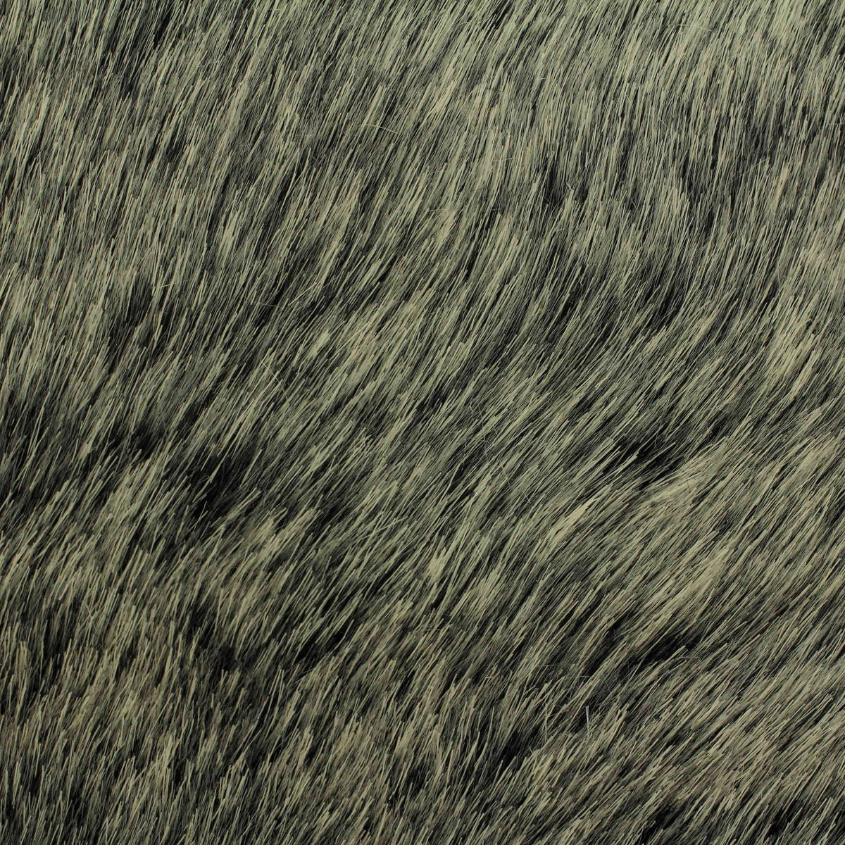 Animal Print Acrylic Polyester Knit Fabric, 1170 gsm, 185 cm — Khaki