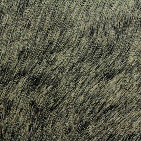 Animal Print Acrylic Polyester Knit Fabric, 1170 gsm, 185 cm — Khaki