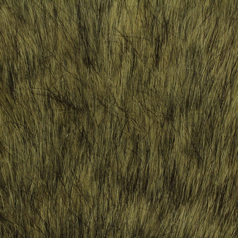Animal Print Acrylic Polyester Knit Fabric, 550 gsm, 165 cm — Khaki