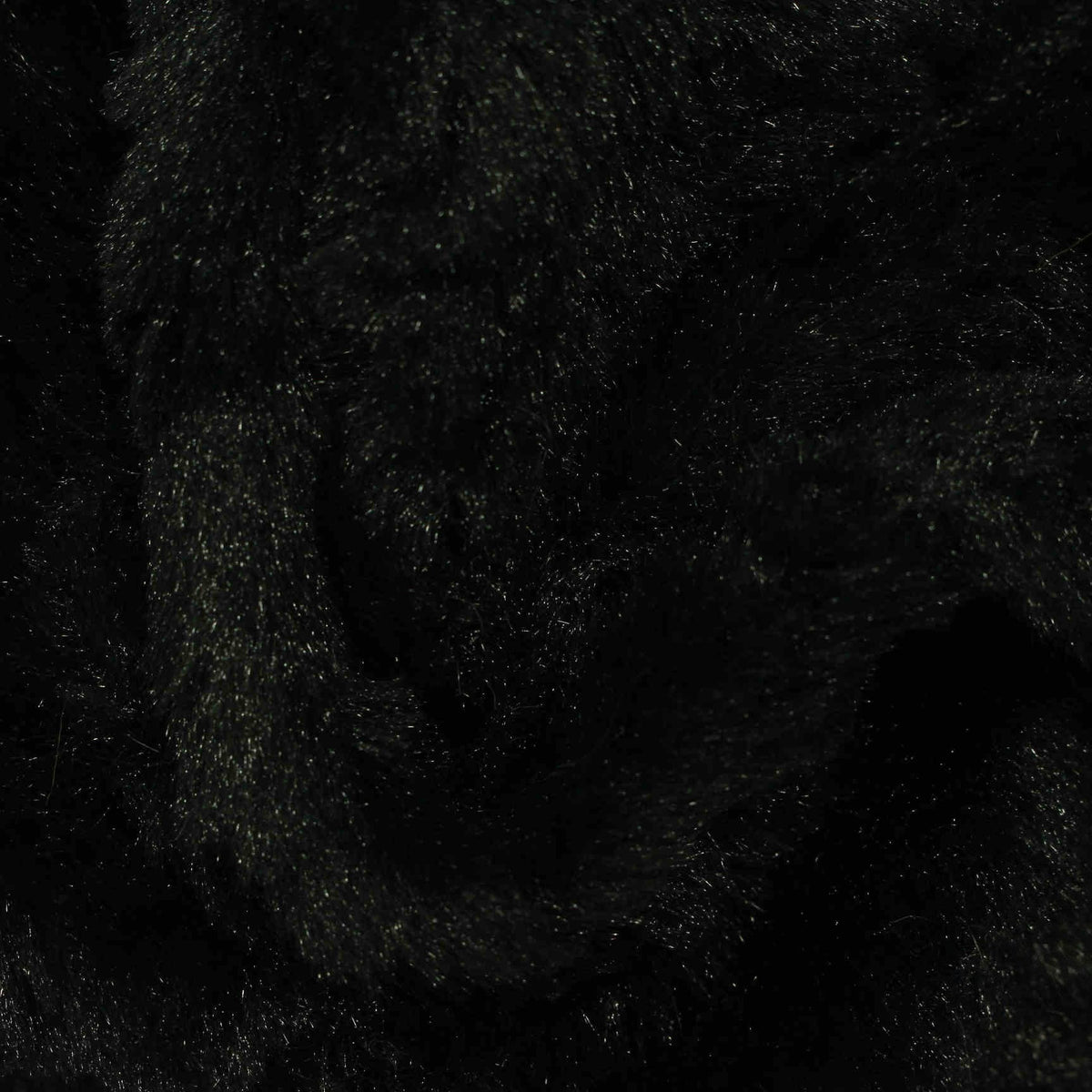 100% Polyester Knit Fabric, 300 gsm, 150 cm — Black