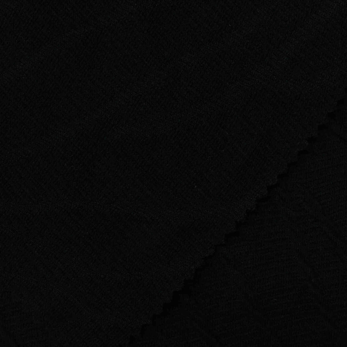 Jacquard 100% Polyester Knit Fabric, 250 gsm, 160 cm — Black