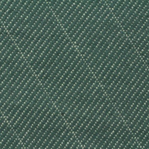 Light Green Diagonal-Fleck Interlock Knit, Cotton-Poly