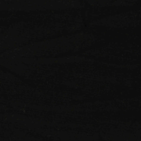 Brushed Polyester Stretch Jersey Knit Fabric, 110 gsm, 160 cm — Black