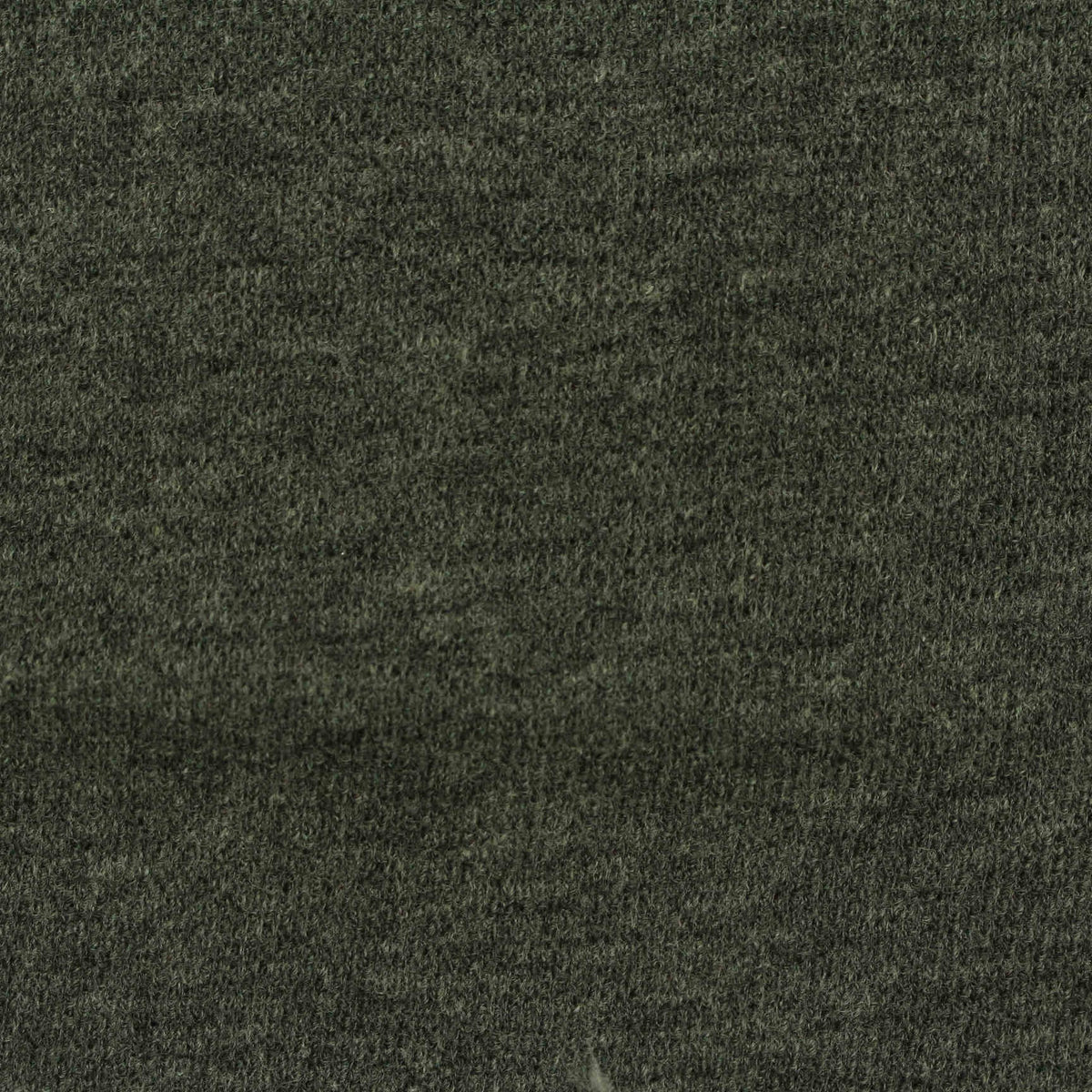 Dark Green Marl French Terry, Poly-Cotton, 200 gsm