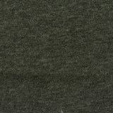 Dark Green Marl French Terry, Poly-Cotton