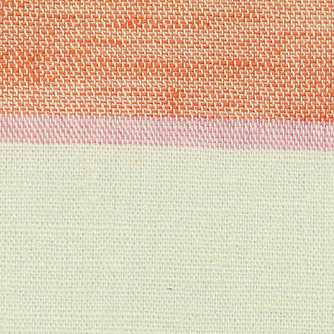 Orange Horizontal-Stripe Woven