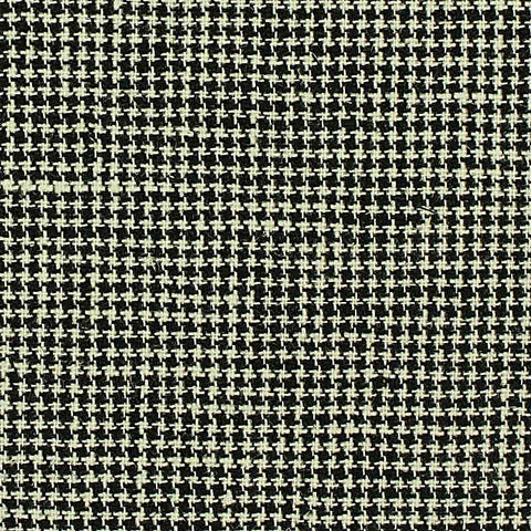 Black Houndstooth Woven, Linen-Cotton, 155 gsm, ref EF-203303