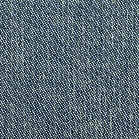 Yarn-Dyed Cotton Linen Denim Fabric, 120 gsm — Blue