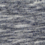 Blue Marl Rib Knit, Poly-Viscose — texture
