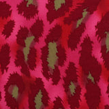 Pink Leopard Jersey Knit, Cotton-Modal