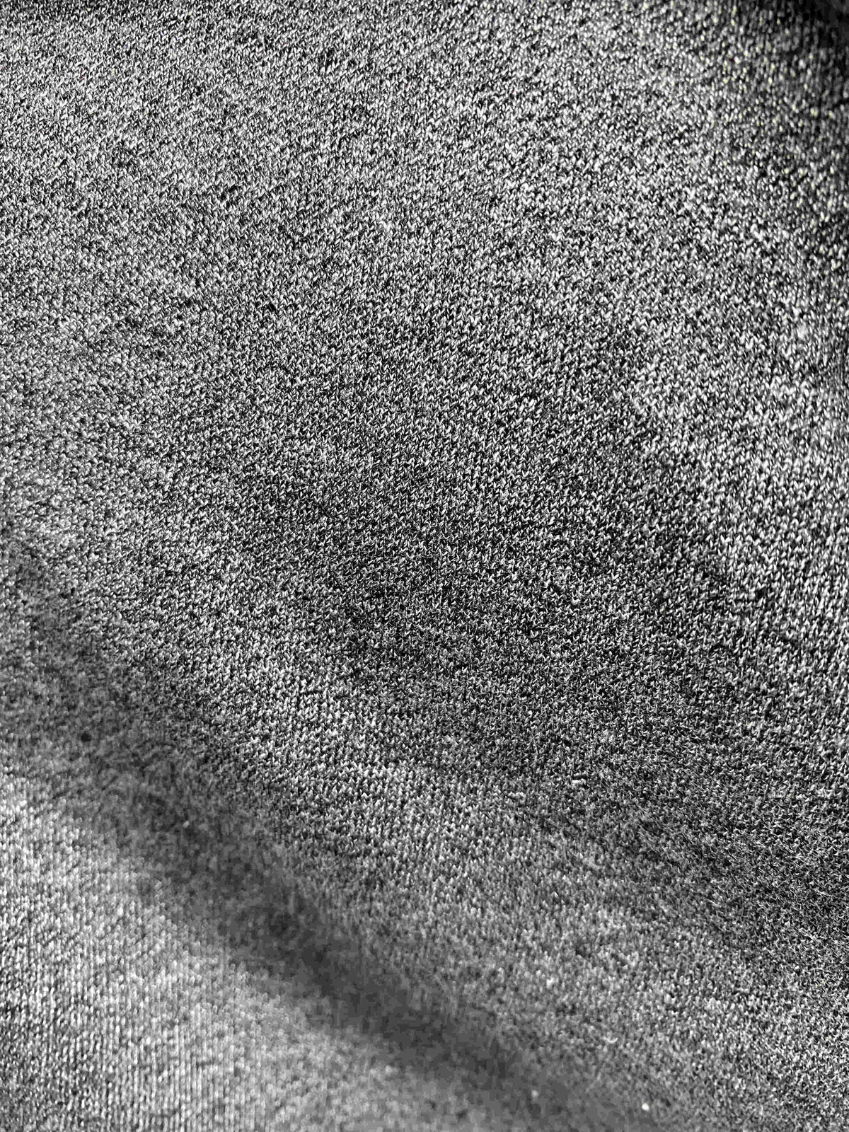 Grey Marl Scuba Knit, Poly-Viscose, 370 gsm