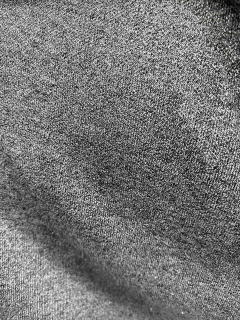 Grey Marl Scuba Knit, Poly-Viscose, 370 gsm