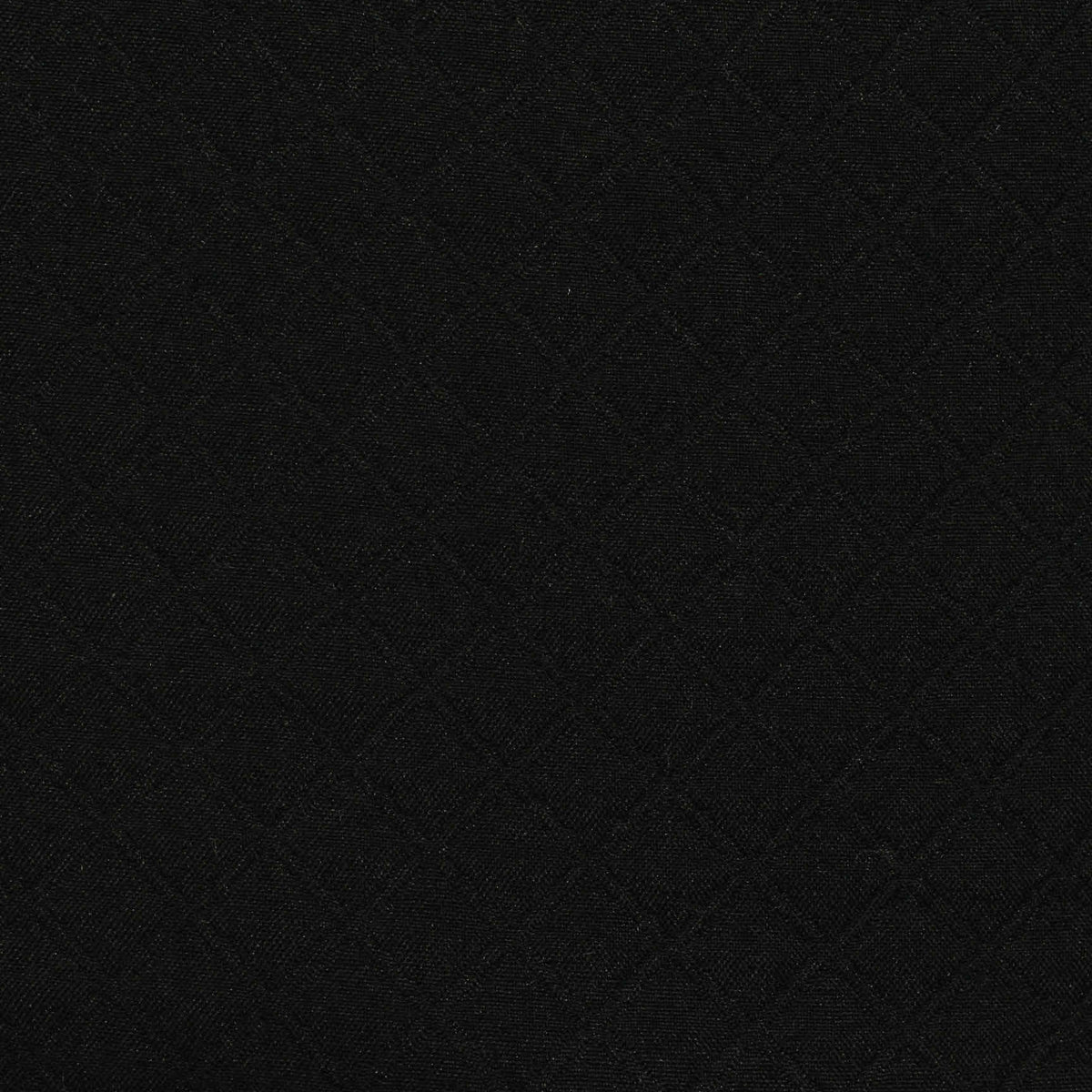Black Tone-on-Tone Diamond Jacquard, Polyester, 280 gsm