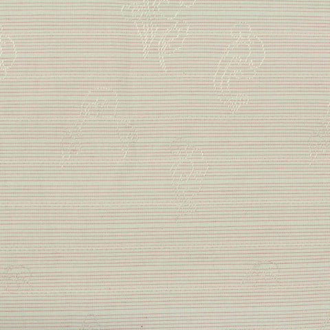 White Tone-on-Tone Jacquard, Poly-Cotton, 115 gsm