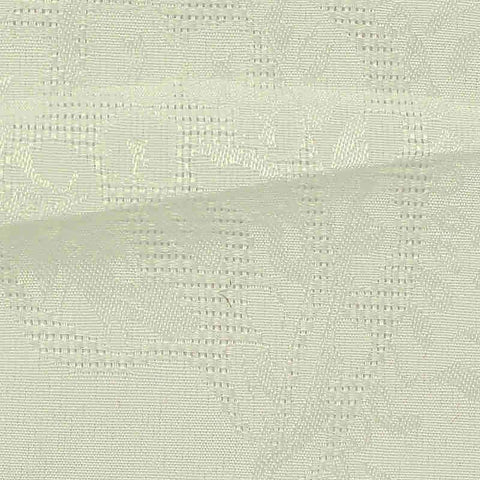 Cream Tone-on-Tone Floral Jacquard, Poly-Cotton, 88 gsm