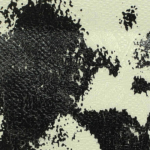 Black Abstract Jacquard, Poly-Cotton, 184 gsm