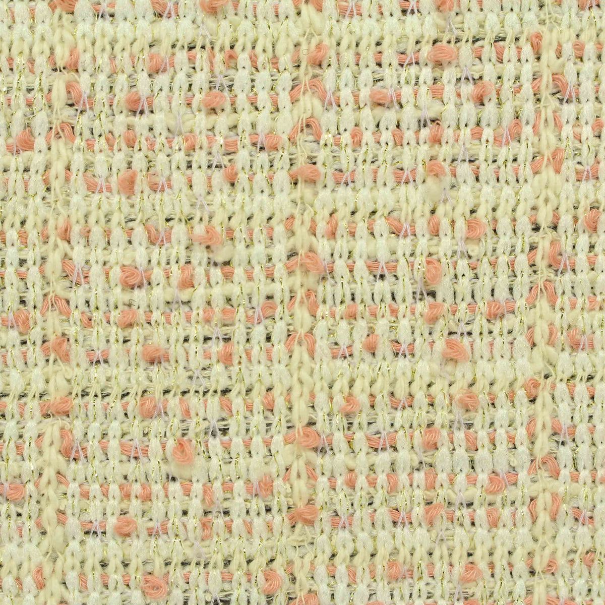 Polyester Cotton Blend Chunky Knit Fabric, 510 gsm, 180 cm — Beige
