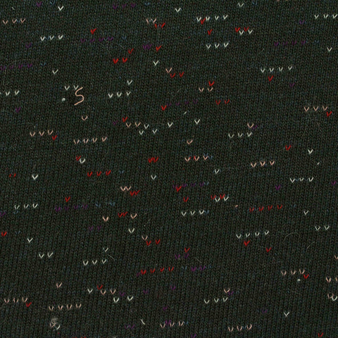 Dark Green Marl French Terry, Viscose, 283 gsm