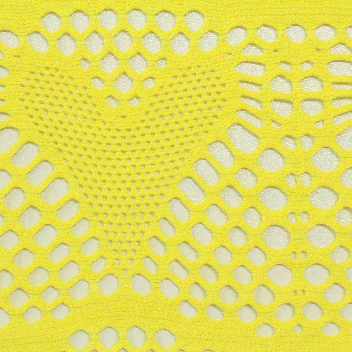 Yellow Bold-Heart Jacquard, Polyester
