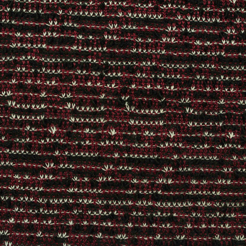 Black Marl Interlock Knit, Polyester, 212 gsm