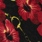 Red Flowers Jacquard, Polyester