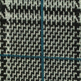 Black Houndstooth Jacquard, Polyester — texture