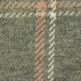 Grey-Green Plaid Jacquard, Poly-Viscose — texture