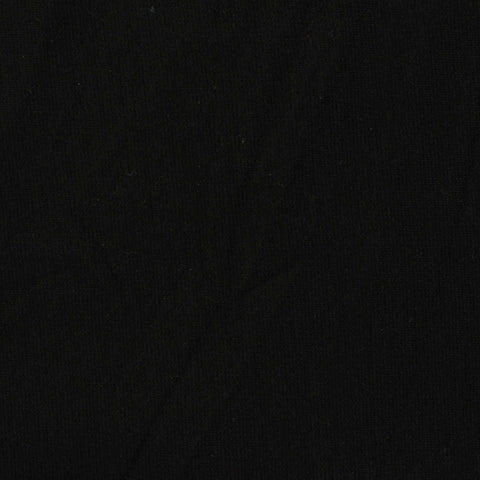 Viscose Nylon Stretch Ponte Knit Fabric, 400 gsm, 160 cm — Black