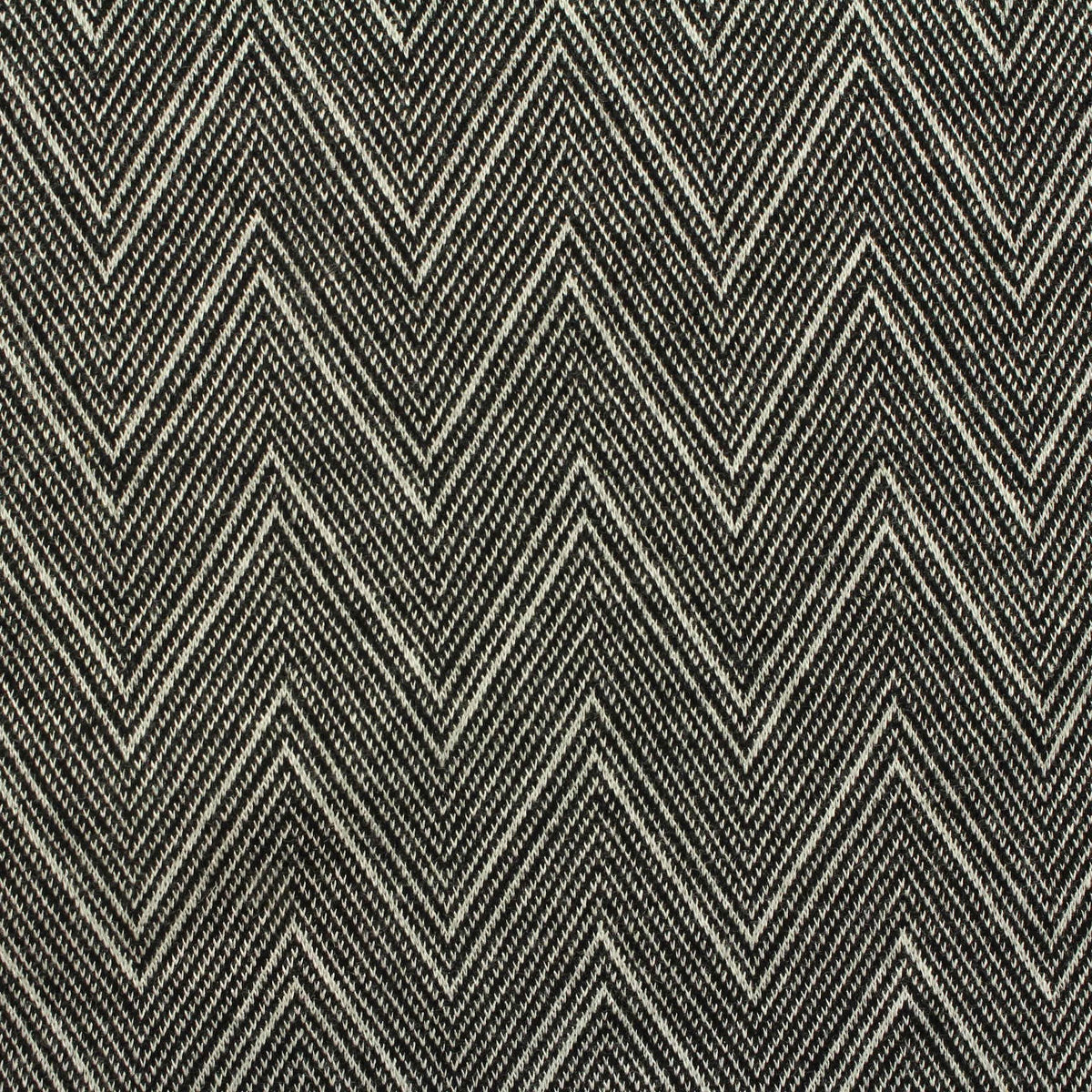 Black Chevron Jacquard, Viscose-Poly, 270 gsm