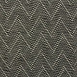 Black Chevron Jacquard, Viscose-Poly