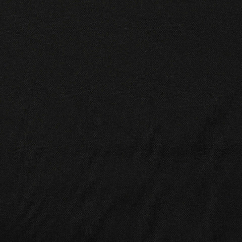 Polyester Stretch Ponte Knit Fabric, 420 gsm, 160 cm — Black