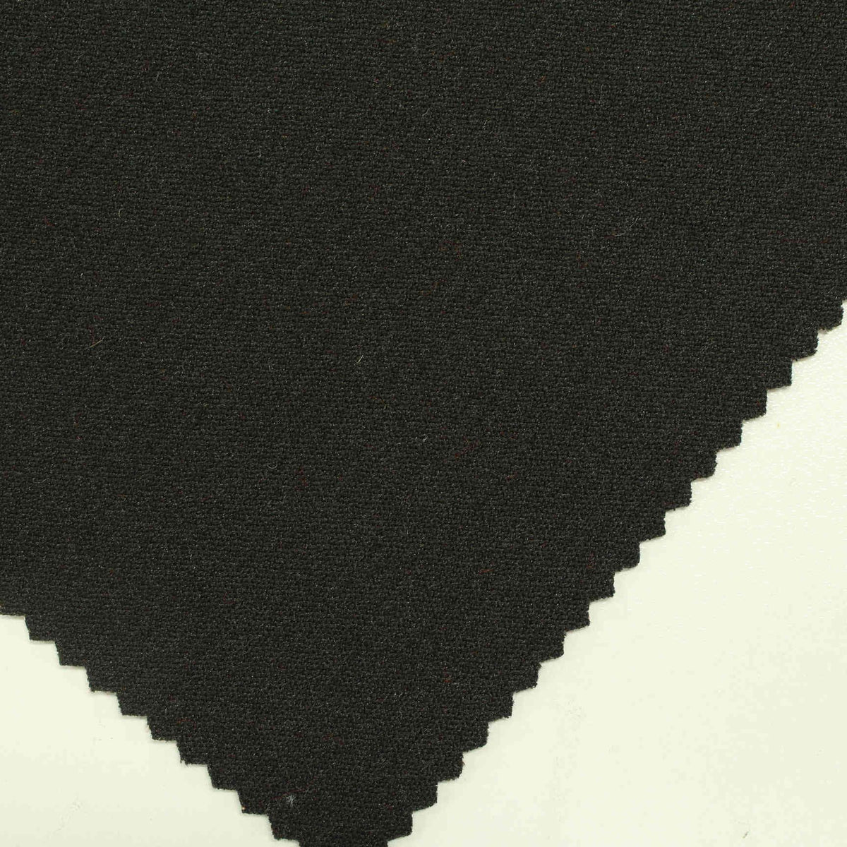 100% Polyester Interlock Knit Fabric, 248 gsm, 152 cm — Black