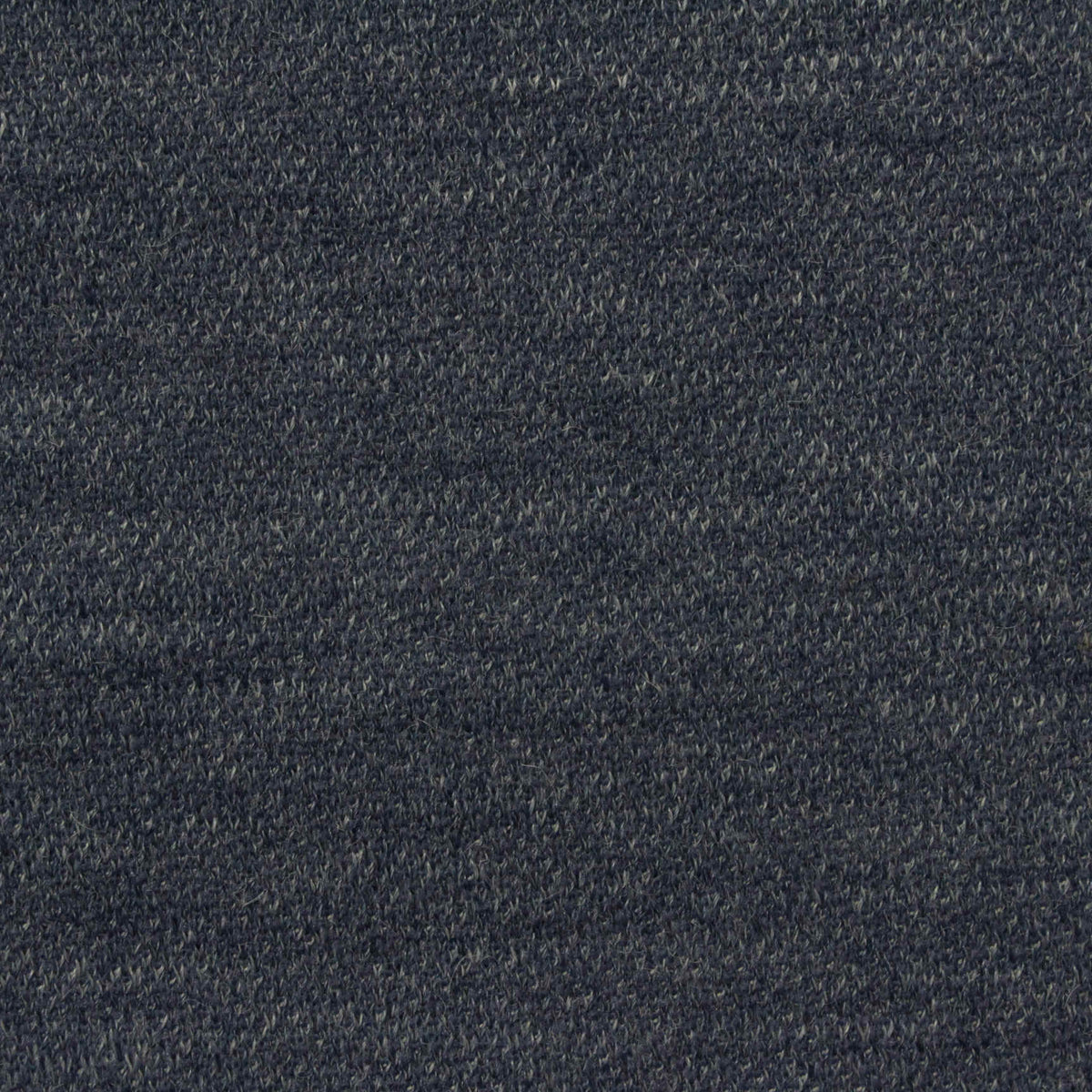 Dark Blue Heather Interlock Knit, Cotton-Viscose