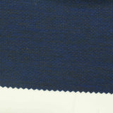 Dark Blue Marl Interlock Knit, Poly-Wool