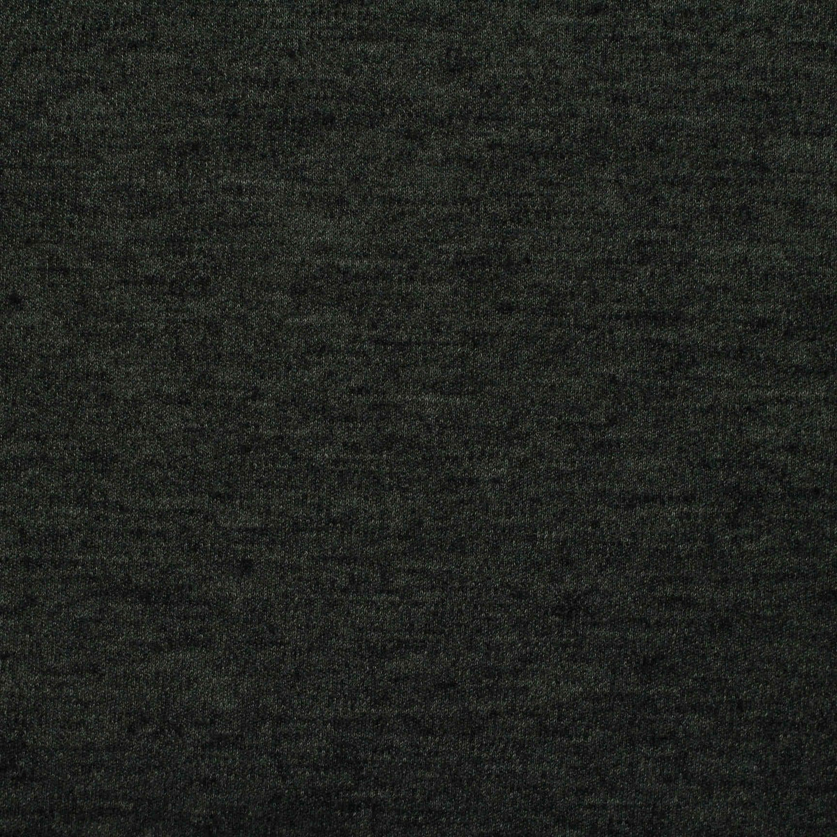 Dark Grey Marl Interlock Knit, Wool-Poly
